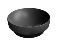 GSI PURA keramické umyvadlo na desku, průměr 40cm, černá mat GSI PURA keramické umyvadlo na desku, průměr 40cm, černá mat