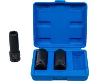 BGS Sada speciálních silových nástrčných hlavic,  12,5 mm (1/2"),  17 / 19 / 21 mm,  3dílná BGS Sada speciálních silových nástrčných hlavic,  12,5 mm (1/2"),  17 / 19 / 21 mm,  3dílná