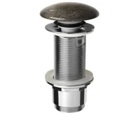 SAPHO BLOK umyvadlová výpust 5/4“, click-clack, zátka matný tmavý kámen SAPHO BLOK umyvadlová výpust 5/4“, click-clack, zátka matný tmavý kámen