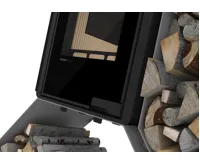 HS Flamingo Krbová kamna FLAMINGO DELUXE ® KAMPA pravá, šedá (21)