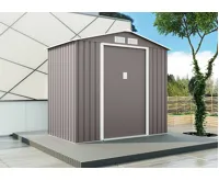 Zahradní domek ARES A 2,71 m2 světle šedá IWH-10230019 (3)