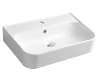 ISVEA SISTEMA U keramické umyvadlo 55x38cm, bílá ISVEA SISTEMA U keramické umyvadlo 55x38cm, bílá