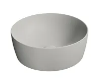 GSI NUBES keramické umyvadlo na desku průměr 40cm, cenere mat GSI NUBES keramické umyvadlo na desku průměr 40cm, cenere mat