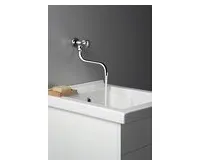 AQUALINE Nástěnný ventil 1/2", otočná hubice, chrom (1)