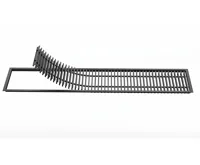 BOKI PML mřížka 170mm /1500mm Dural - elox černá (1)