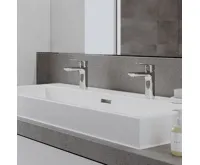 Umyvadlová stojánková baterie, Viana, bez výpusti, chrom (2)