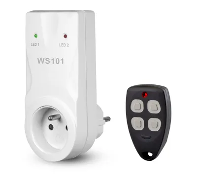 Dálkově ovládaná zásuvka WS101