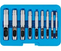BGS Děrovače 3,0 - 12,0 mm, sada 9 dílů, v PVC kazetě BGS Děrovače 3,0 - 12,0 mm, sada 9 dílů, v PVC kazetě