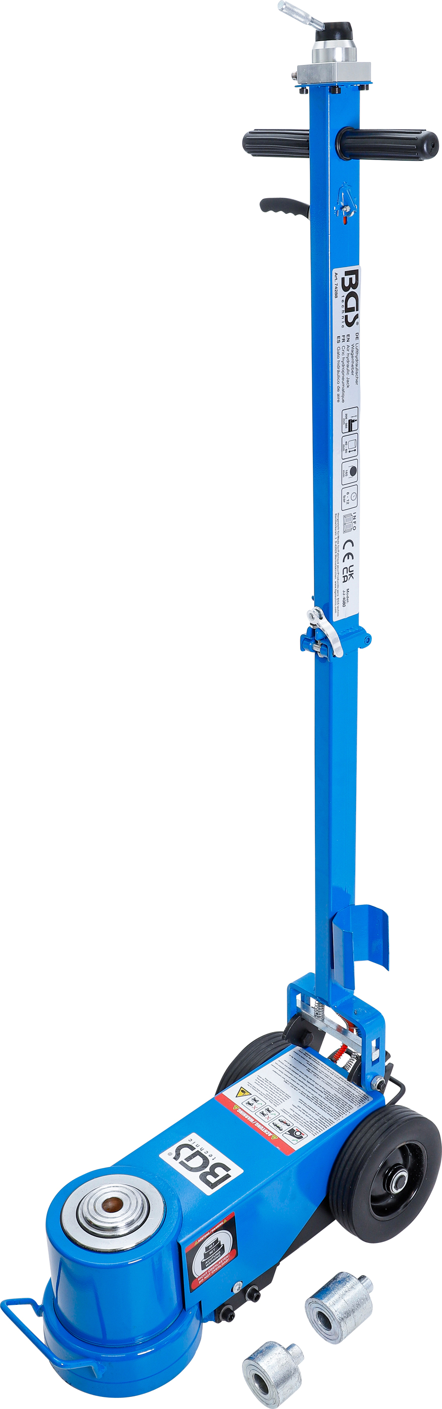 Bgs hydraulicko-pneumatický zvedák,  pojízdný,  40 / 80 t - bgs 74288
