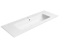 GSI PURA keramické umyvadlo Slim 122x46cm, bílá ExtraGlaze
