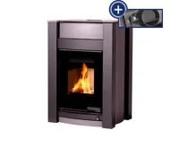 HS Flamingo Krbová kamna AQUAFLAM VARIO ® KALMAR 11/7kW šedá, elektronická regulace