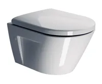 GSI NORM závěsná WC mísa, GeniusFlush, 36x50cm, bílá ExtraGlaze (3)