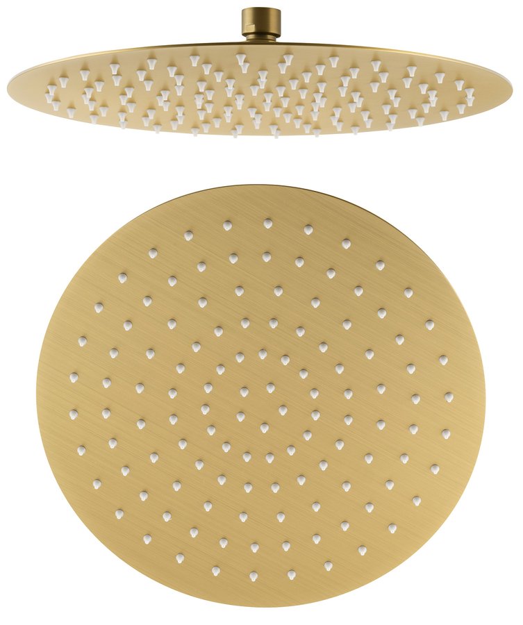 SAPHO SLIM hlavová sprcha, průměr 300mm, zlato mat