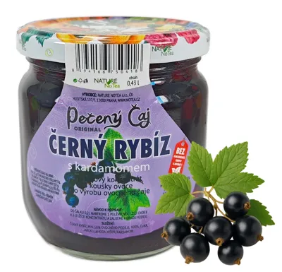 Nature NoTea s.r.o. Pečený čaj Notea - Černý rybíz s kardamomem 430ml
