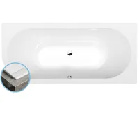 POLYSAN VIVA R SLIM asymetrická vana 175x80x47cm, bílá POLYSAN VIVA R SLIM asymetrická vana 175x80x47cm, bílá