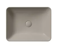 GSI SAND/NUBES keramické umyvadlo na desku 50x38cm, tortora mat (3)