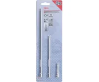 BGS Prodloužení sklopné,  6,3 mm (1/4"), 50 / 150 / 250 mm, 3dílná sada (3)