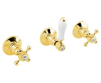 SAPHO ANTEA podomítková sprchová baterie, 2 výstupy, zlato