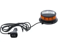 BGS Otočný maják, žlutý, s magnetem, 12/24V, Ø 130mm