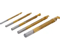 BGS Sada frézovacích vrtáků HSS | s titanovým povrchem | 3 - 8 mm | 5dílná - BGS 50795 (1)