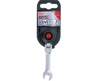 BGS Ráčnový očkoplochý klíč, krátký, kloubový, 9 mm (1)