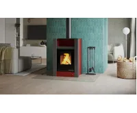 HS Flamingo Krbová kamna AQUAFLAM VARIO ® LEND 11/5kW červená, elektronická regulace (14)
