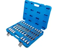 BGS Hlavice zástrčné XZN 26 dílů sada, délky 55-100-140-200 mm, M5-M14 (3)