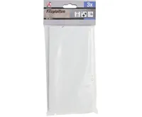 BGS Kluzáky plstěné, desky, bílé, 100 x 200 mm, 3 kusy (3)