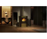 HS Flamingo Krbová kamna FLAMINGO ® AMOS olivová (11)