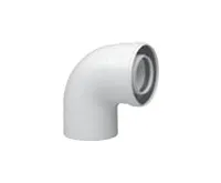 Baxi Koaxiální koleno 45° o 60/100 Baxi Koaxiální koleno 45° o 60/100