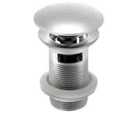 SAPHO MINIMAL umyvadlová výpust 5/4“, click-clack, velká krytka, nerez mat