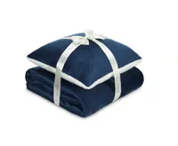 Dormeo Sada polštáře a přikrývky Warm Hug 2018 200x200 cm - smaragdově zelená (6)