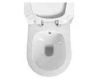 SAPHO AVVA CLEANWASH závěsná WC mísa, s bidetovou sprškou, Rimless, 35,5x53cm, bílá (1)