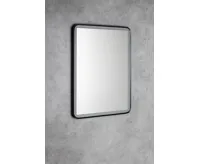 AQUALINE SWIDA zrcadlo s LED osvětlením 60x80cm, dotykový senzor, stmívatelné, černá mat (3)