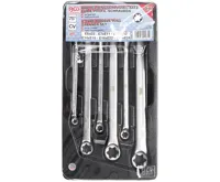 BGS Klíče E-profil E6 - E24, vyhnuté v plastové kazetě (1)