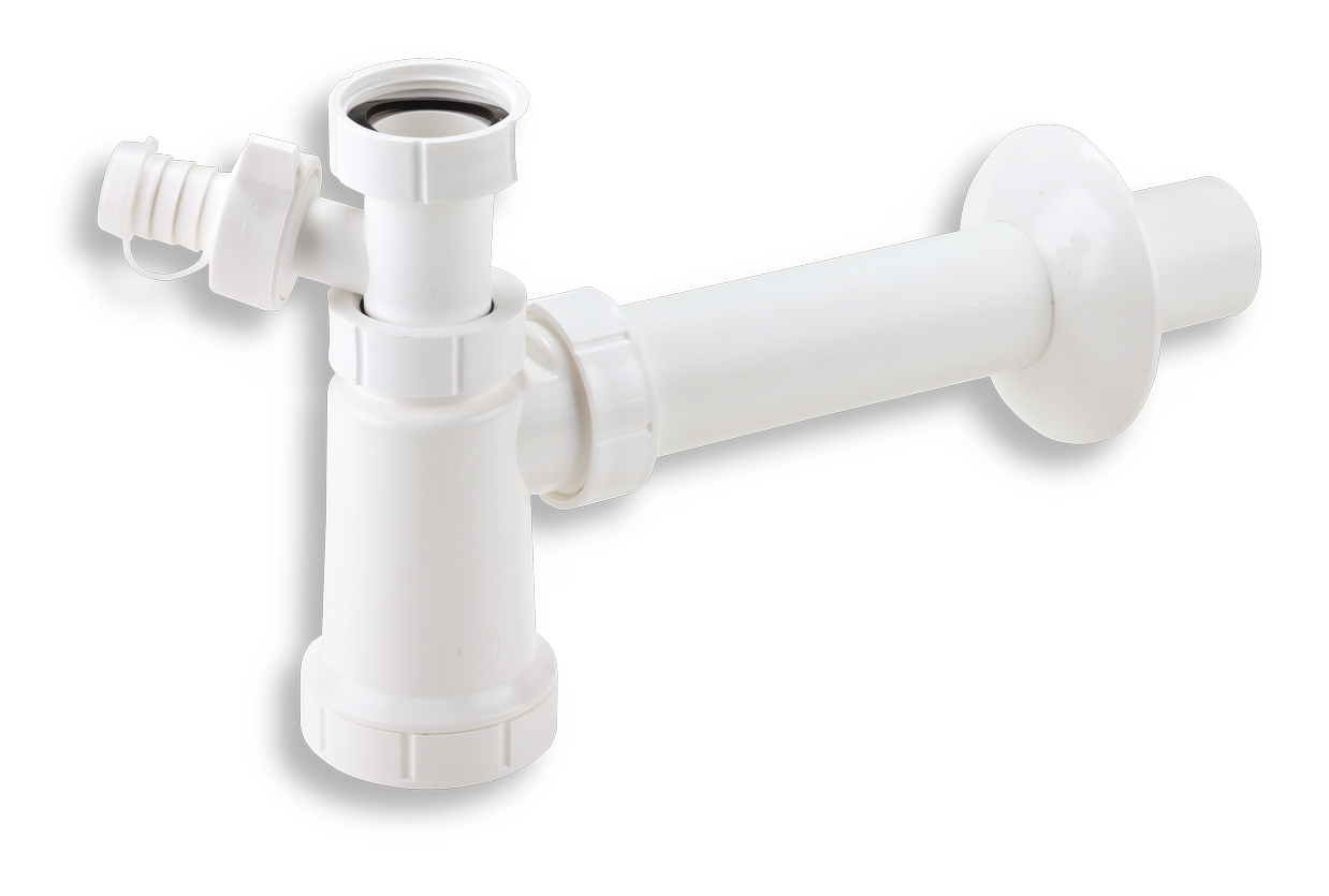 Novaservis sifon 5/4" pračkový vývod matka plast - 432,pp