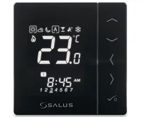 SALUS Týdenní programovatelný termostat 230V - černý VS30B, Drátové SALUS Týdenní programovatelný termostat 230V - černý VS30B, Drátové