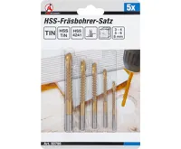 BGS Sada frézovacích vrtáků HSS | s titanovým povrchem | 3 - 8 mm | 5dílná - BGS 50795 (3)