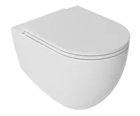 ISVEA INFINITY závěsná WC mísa, Rimless, 36,5x53cm, bílá (10)