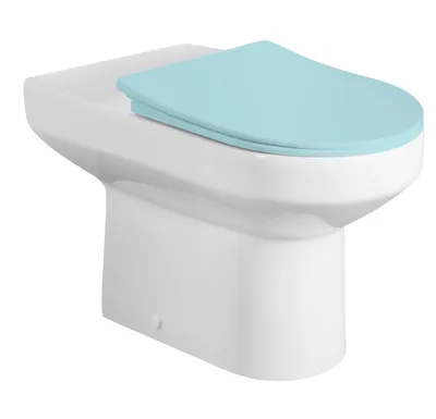 AQUALINE VERMET WC kombi mísa, 62,5x37 cm, spodní/zadní odpad, bílá