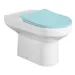 AQUALINE VERMET WC kombi mísa, 62,5x37 cm, spodní/zadní odpad, bílá