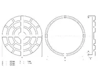 BGS Gumový talíř, pro zvedací plošiny, O 130 mm (1)