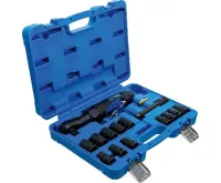 BGS Sada pneumatického ráčnového šroubováku, 12,5 mm (1/2"), 102 Nm, 14dílná (2)