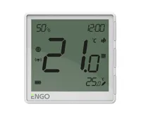 ENGO Controls Chytrý termostat EONE-BATW, bílá, ENGO Smart, TUYA ENGO Controls Chytrý termostat EONE-BATW, bílá, ENGO Smart, TUYA