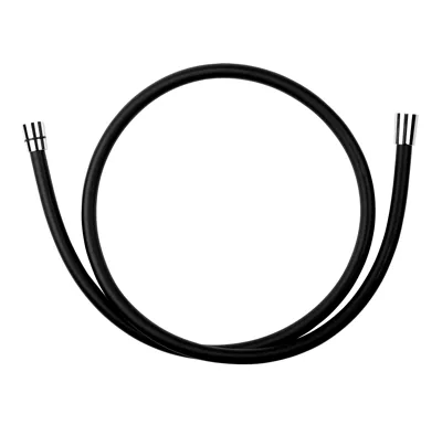 NOVASERVIS Sprchová hadice plastová, 150 cm černá - BLACK/150,5