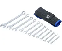 BGS Klíče očkoploché 6 - 22 mm 15° vyhnuté,12 dílů, Chrom Vanadium (2)