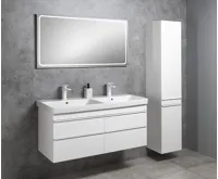 SAPHO SITIA skříňka vysoká 35x172x32cm, 2x dvířka, levá/pravá, bílá mat (4)