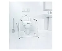 RIDDER HANDICAP opěrná mobilní madla k WC, bílá (1)