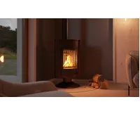 HS Flamingo Krbová kamna MASTERFLAMME ® Medie II, hnědá - sametová (18)