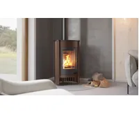 HS Flamingo Krbová kamna MASTERFLAMME ® Medie I, hnědá - sametová (17)